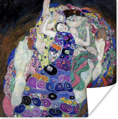 Produktbild von MuchoWow® Poster Die Jungfrau - Gustav Klimt 100x100 cm - Babyzimmer
