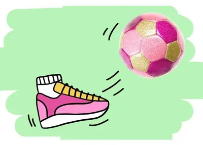 Produktbild von Kleiner Glitzer-Fußball