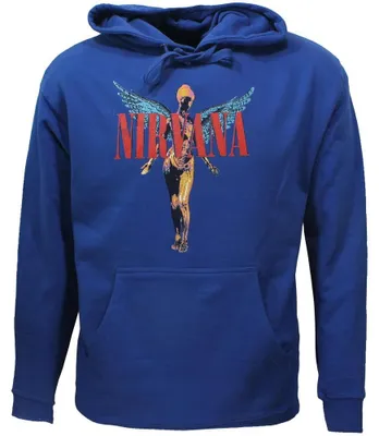 Produktbild von Nirvana Angelic Band Kapuzenpullover Blau - S
