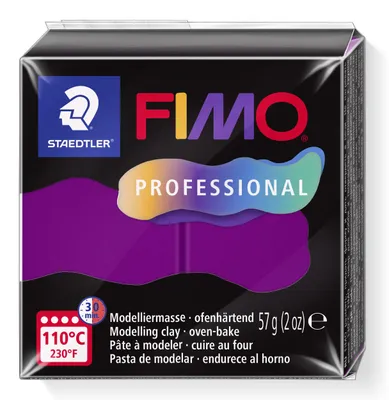 Produktbild von STAEDTLER FIMO professional 8040 ofenhärtende Modelliermasse Einzelprodukt, 57g, violett