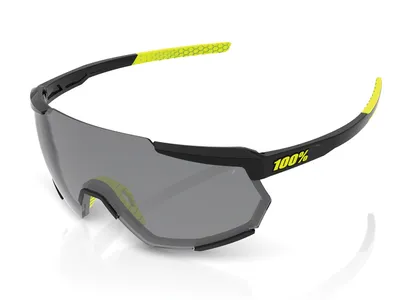 Produktbild von 100% SPEEDLAB Fahrradsonnenbrille - RACETRAP - Schwarz/Gelb