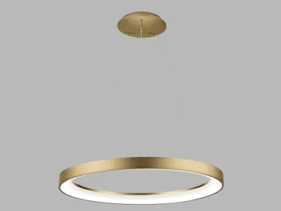 Obrázok produktu pre Stmievateľný LED luster BELLA SLIM P-Z CRI90, Variant: zlatý, Ø 780 mm, 60 W, 3000/4000 K, DALI