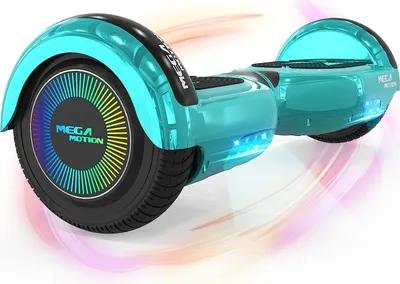 Produktbild von MEGA MOTION Hoverboard,Elektro Scooter 6,5 LED E-Balance Scooter mit Motorbeleuchtung und Bluetooth