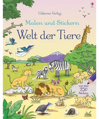 Produktbild von Malen und Stickern: Welt der Tiere