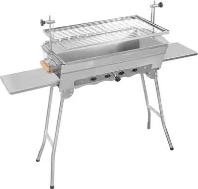 Produktbild von Mangal Grill Ideal Holzkohlegrill HLB: 60 x 57,5 x 26,5 cm 2 mm dick Edelstahl rostfrei Garten