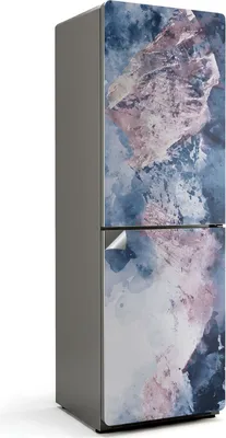 Obrázek produktu pro Abstraktní akvarelový vzor - Samolepka na ledničku - Samolepka na ledničku - Samolepicí fólie na ledničku - Kuchyňské dekorace - 60x180 cm