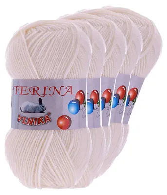 5 x 100g Terina Strickgarn Häkelgarn Wolle Acrylwolle pflegeleicht Farbwahl
