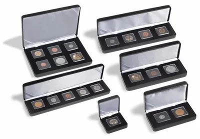 Produktbild von Münzetui NOBILE für 5 QUADRUM Mini-Kapseln, schwarz