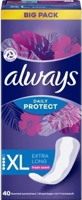 Obrázok produktu pre always 8006540689011 always Slipeinlagen Daily Protect Extra Long, 40 St.