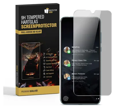 Produktbild von 4x Blickschutz 9H Panzerhartglas für Huawei P30 Lite Anti-Spion Displayschutz Panzerfolie Schutzfolie echtes Tempered Panzerglas Schutzglas Screen Protector