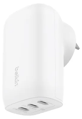 Productafbeelding van Belkin BOOST Charge USB-C 67W, 3x USB-C, PPS, wit - WCC002vfWH