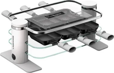 Produktbild von LAGRANGE 079 601, 6 Person(en), Glas, Kunststoff, Edelstahl, Rechteckig, Aluminium, 2 m, 750 W