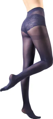 Produktbild von Yenita® Strumpfhose OPAQUE 70 3er Pack M marine