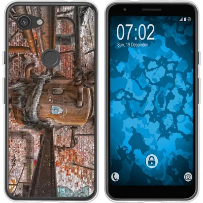 Produktbild von PhoneNatic Case kompatibel mit Google Pixel 3a Silikon-Hülle Urban M1