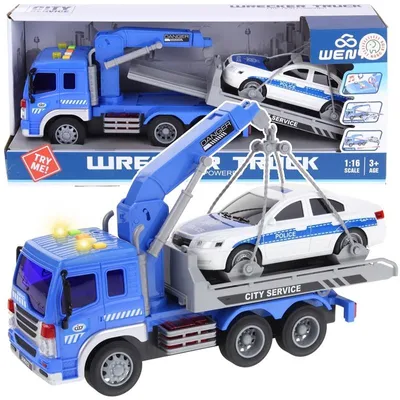 Image de Camion Dépanneuse avec grue Voiture de police