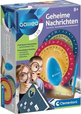 Obrázek produktu pro Galileo Lab Geheime Nachrichten - Clementoni 59222 - (Spielzeug / Experimentier- & Zauberkasten)