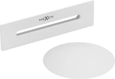 Produktbild von Mexen Uni Ablaufgarnitur mit Überlauf für freistehende Badewanne, weiß - 5100-20