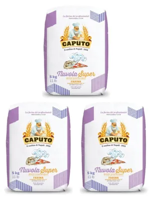 Produktbild von Nuvola Super 3x5kg Pizzamehl - Caputo