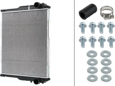 Immagine prodotto di Radiatore motore 710 x 568 mm HELLA adatto, tra l'altro, per RENAULT TRUCKS