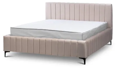 Obrázok produktu pre Čalúnená posteľ s úložným priestorom v modernom štýle Drevy Zlatý orech 160 × 200 cm