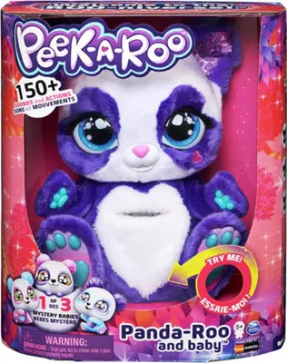 Produktbild von Peek-A-Roo Mama Panda und Baby - mit interaktivem Beutel, Spieltiere, 5 Jahr(e), Interaktiv, Mit Ton, AA, Akkus/Batterien enthalten