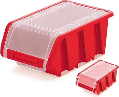Obrázek produktu pro box úložný uzavíratelný 195x120x90mm TRUCK PLUS KTR20F-3020 červený plastový Kistenberg