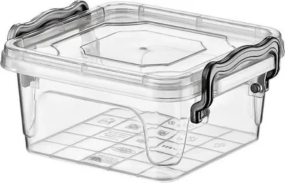Obrázek produktu pro 0,35l čtvercový kontejner 10ks | HOB021127