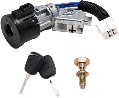Immagine prodotto di Blocco di accensione con interruttore di accensione per 107, Aygo, C1, nero, 12 V