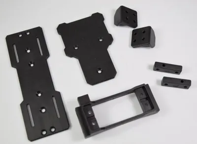 Produktbild von Absima Servo, Regler & Batterie Halterung Set