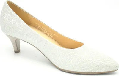 Produktbild von Gabor Damen  Pumps, Trotteur silber Gr. 51/2