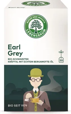 Obrázok produktu pre EARL GREY EXPRESS ČIERNY ČAJ(20 x 2 g) 40 g - LEBENSBAUM