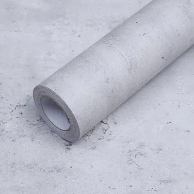 Produktbild von Unyqoos® selbstklebende graue Betontapete für vielseitige Innendekoration