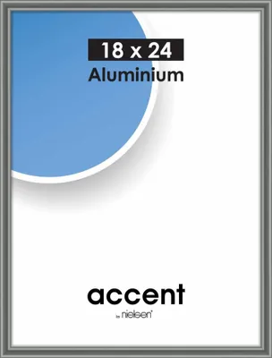 Obrázok produktu pre Nielsen Accent hliníkový rám 18x24 cm oceľový sivý lesklý