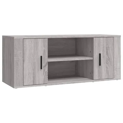 Produktbild von TV-Schrank Grau Sonoma 100x35x40 cm Holzwerkstoff