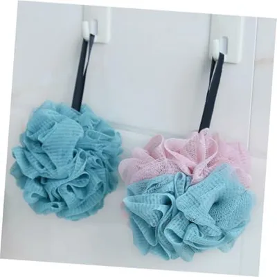 Produktbild von Luffa Duschball für Sanftes Peeling Badeschwamm aus Hochwertigem Material Schaumreiniger mit Dichter Webart für Gründliche Reinigung Zufällige Farbe