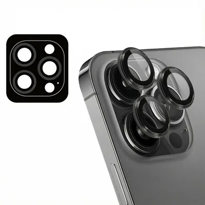 Imagen del producto de Protector de cámara de cristal paquete de 2 para Apple iPhone 13 Pro (Max) -