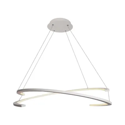 Immagine prodotto di V-TAC VT-7908 Lampadario led a sospensione doppia Mezzaluna 48W corpo bianco 80*120cm 3000K Triac Dimmerabile 3000K - 14986