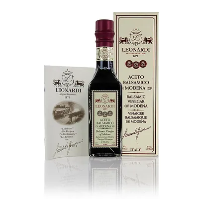 Produktbild von Leonardi Balsamico-Essig aus Modena IGP Francobollo Serie 6 250ml