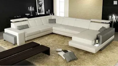 Obrázok produktu pre Rohová Pohovka V Tvare U Čalúnený Apartmán