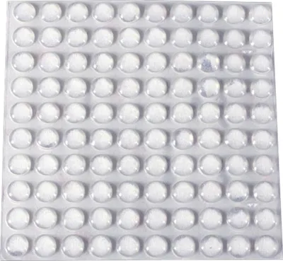 Produktbild von 100 Stück Türpuffer transparenter Anti-Kollision-Silikonfüße selbstklebender Geräusch-Eliminierungstür Stoßfänger für Tür