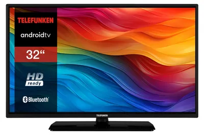 Produktbild von Telefunken D32H554X2CWII 32 Zoll Fernseher / Android TV (HD, HDR, Smart TV, Triple-Tuner)