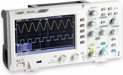 Produktbild von OWON LCD Speicher-Oszilloskop SDS1022, 2-Kanal, 20 MHz, USB