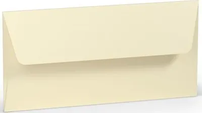 Produktbild von Briefumschlag DL Nassklebung Seidenfutter Chamois