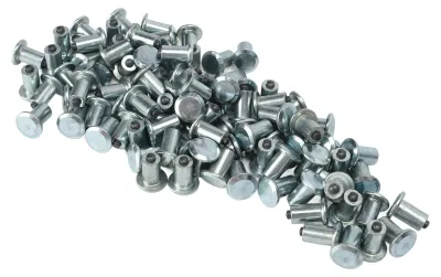 Zdjęcie produktu dla 100 sztuk kolców do opon ciężarowych, uniwersalne, wykonane z węglowej stali i karbidu aluminium, przeznaczone do opon ciężarowych, stosowane w pojazdach terenowych i wózkach widłowych