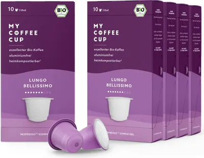 Produktbild von My Coffee Cup - Lungo Bellissimo – 50 Kapseln
