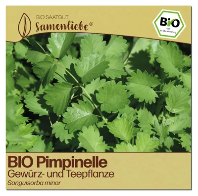 Produktbild von Samenliebe  Pimpinelle Samen | Kleiner Wiesenknopf - winterhart & mehrjährig - samenfestes  Saatgut