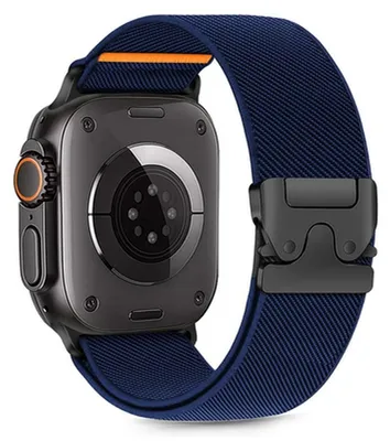 Immagine prodotto di Tech-Protect Nylon Clasp Apple Watch 6 / 7 / 8 / 9 / 10 / Se / Ultra 1 / 2 (44 / 45 / 46 / 49 Mm) Navy