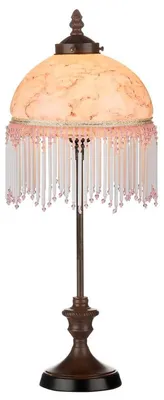 Immagine prodotto di Casa Padrino Lampada da tavolo in stile barocco Multicolore Ø 20 x H. 52 cm - Mobili barocchi e liberty