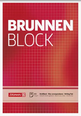 Productafbeelding van BRUNNEN 1052428 Blok "BRUNNEN-blok" A5, geruit