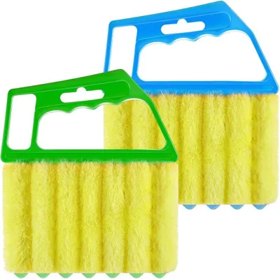Produktbild von Fugenbürste 2 Stück Blind Bürste,Staubbürste Blind Reinigungswerkzeuge,13.3*16.5cm